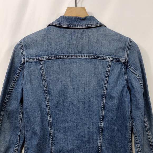 Madewell Classic Cotton Denim Jean Jacket Women's M Blue Boho Retro Y2K 90s - Picture 7 of 9